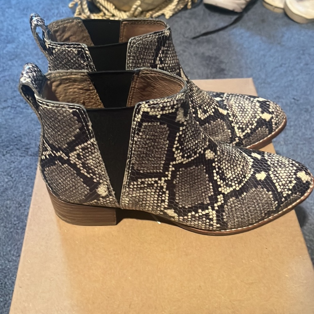 Madewell Snake Print Pull On Bootie - image 2
